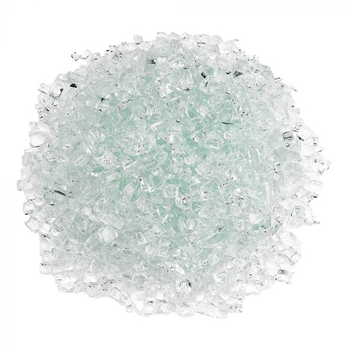 American Fire Glass AFF-CLR-10 1/4-Inch Classic Fire Glass 10-Pounds, Clear