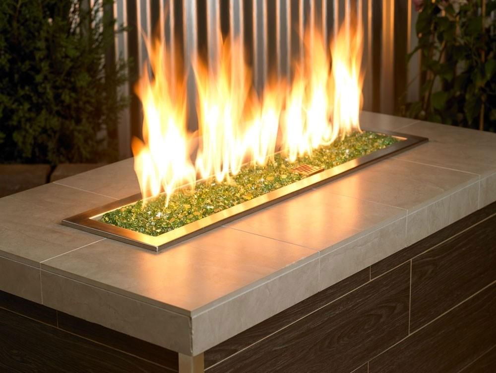 American Fire Glass AFF-EVGRRF-10 1/4-Inch Premium Fire Glass 10-Pounds, Evergreen Reflective
