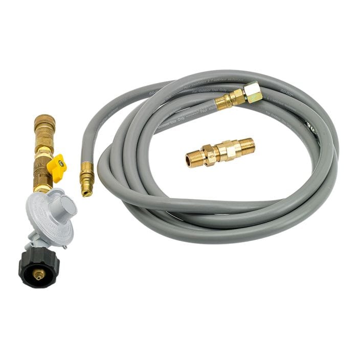 American Fire Glass AFG-FPLP Fire Pit Installation Kit, Ball Valve, Quick Connect Hose and Air Mixer, Propane