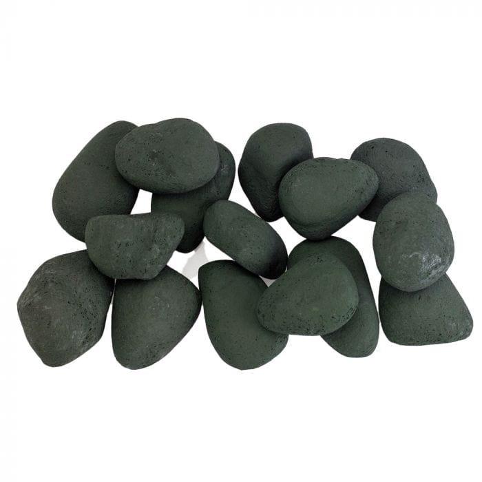 American Fire Glass Ceramic Lite Stones, 15 Stone Set