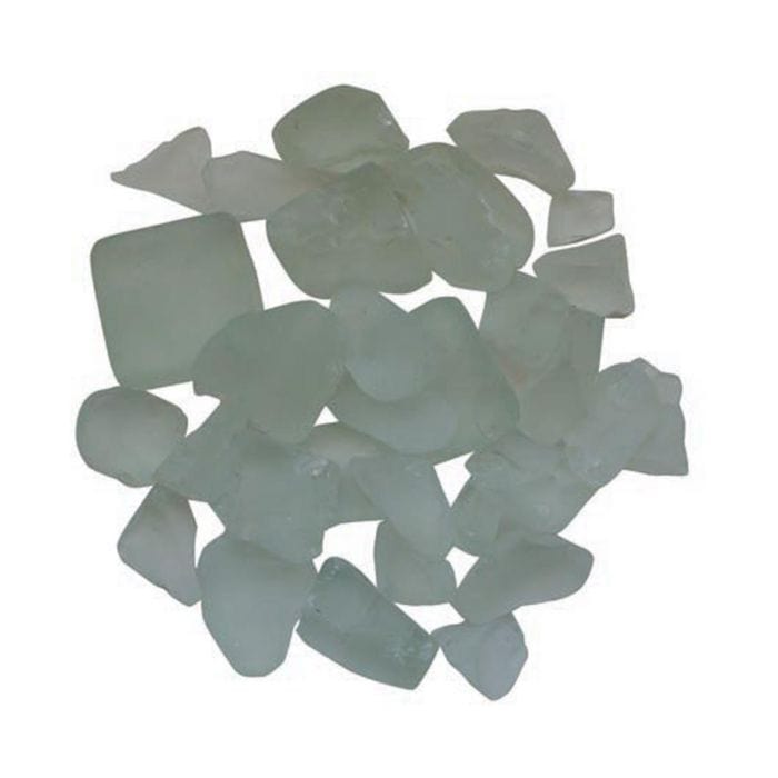 Amantii AMSF-GLASS-07 Frosted White Fire Glass 5-Pounds