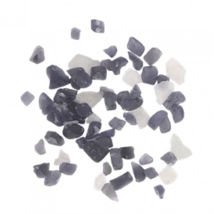 Amantii AMSF-GLASS-14 Smoked Grey and White Fire Glass 5-Pounds