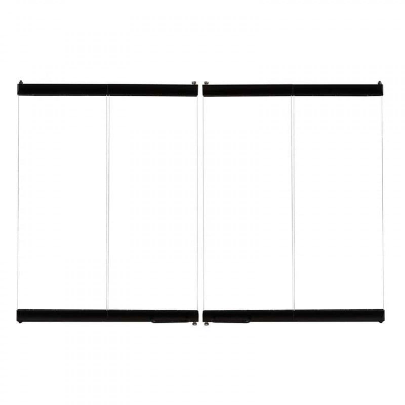 Superior BDG42 Bi-Fold Glass Doors for WRT4542 and WRE4542 Wood Burning Fireplaces, 42-Inch, Black Finish