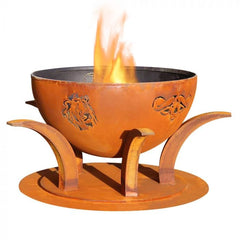Fire Pit Art Big5 Africa's Big Five Gas Fire Pit with Penta 24-Inch Burner