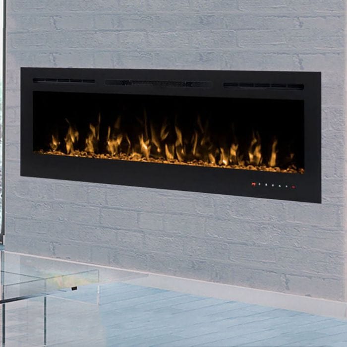 Modern Flames Challenger Recessed Fireplace Install in the Grey Wall