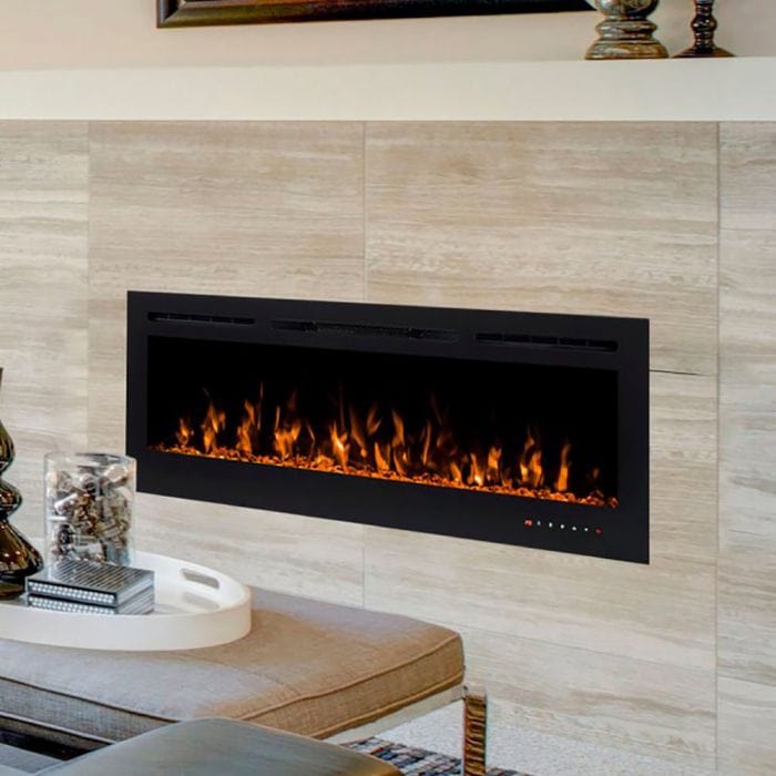 Modern Flames Challenger Recessed Fireplace in Living Room View