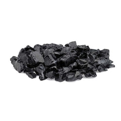 American Fire Glass CG-ONYX-M-10 3/4-Inch Fire Pit Glass 10 Pounds, Onyx Recycled
