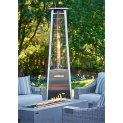 Crown Verity CV-2660-SS Quartz Propane Tower Heater with Flame & Reflector