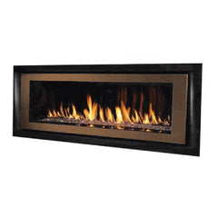 Superior CSB-BLS-RAP54 Decorative Surround with Bezel for DRL6554 Gas Fireplace, Black Satin