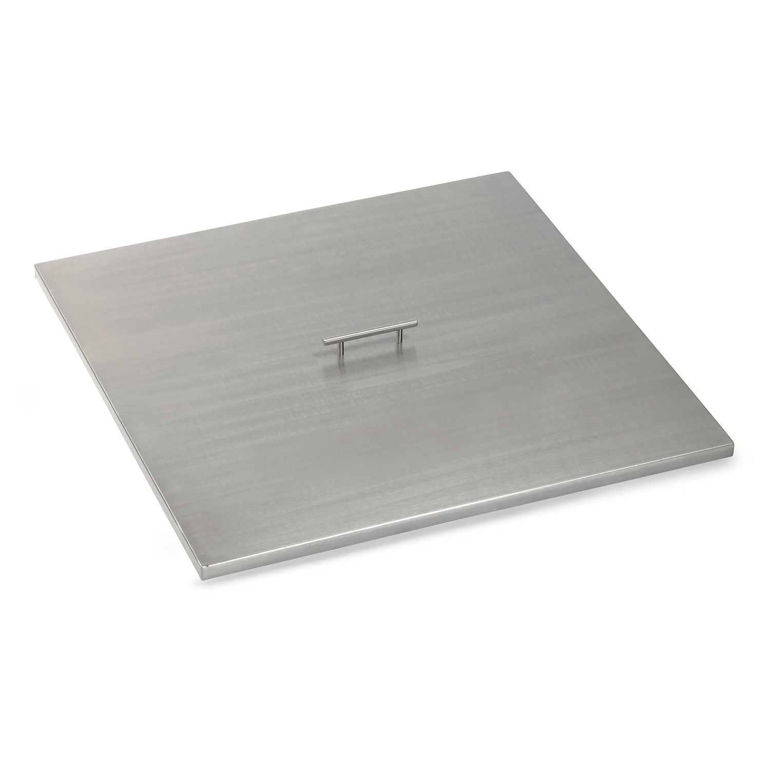 American Fire Glass SS-CV-SQP-30 Fire Pit Burner Cover Stainless Steel Square 33x33-Inch