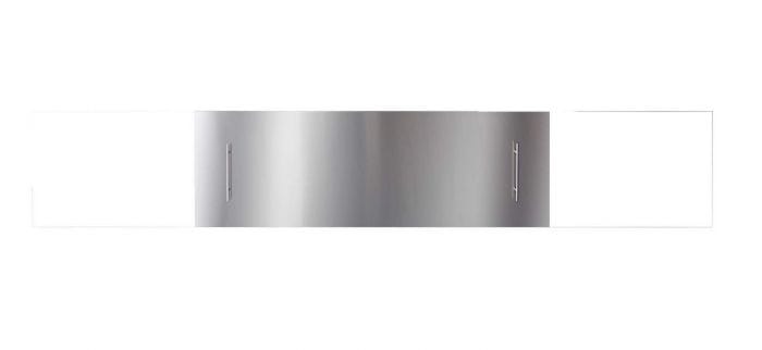 Amantii Stainless Steel Weather Cover for Panorama SLIM or DEEP Series Electric Fireplace