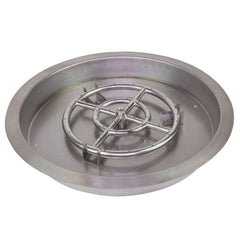 Grand Canyon DIP-RD Stainless Steel Round Drop-In Pan with Burner