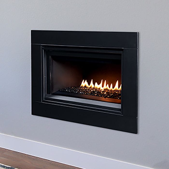 Superior 45-Inch DRL2045 Linear Electronic Ignition Direct Vent Gas Fireplace with Crushed Glass Media