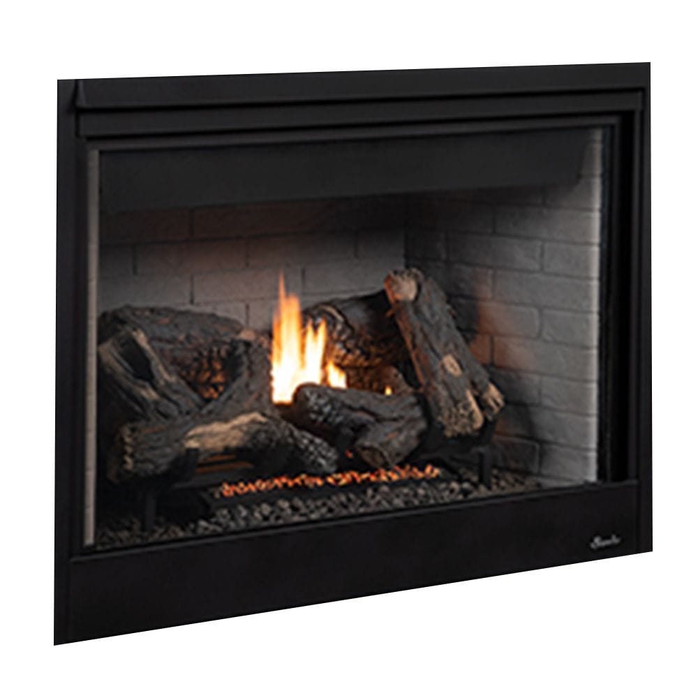 Superior DRT4040 Traditional Direct Vent Gas Fireplace with Charred Oak Log Set, 40-Inch, Electronic Ignition