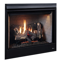 Superior DRT4245 Traditional Direct Vent Gas Fireplace with Remote and Charred Oak Log Set, 45-Inch, Electronic Ignition