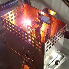 HPC Fire LBOF-PBFS Push Button Flame Sensing Outdoor Gas Fireplace Burner Kit, 27x10-Inch Pan 12-Inch Linear Burner