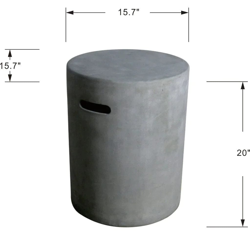 Elementi ONB01-102 15.7-Inch Round Tank Cover