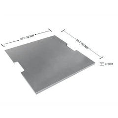 Elementi 20-Inch Square Stainless Steel Lid