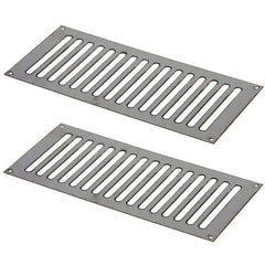 HPC Fire Flat 9x4 Inch Stainless Steel Enclosure Vents