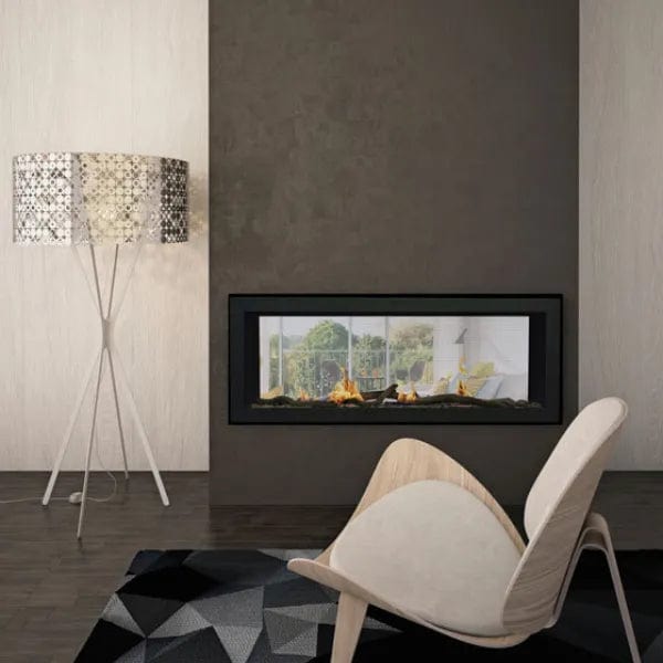 Sierra Flame Emerson Deluxe 48-Inch See-Thru Slim Linear Fireplace
