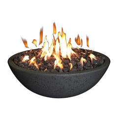 Grand Canyon FB3913-R Concrete Fire Bowl 39x13-Inch with Ring Burner