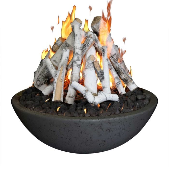Grand Canyon FB4816-TP 48-Inch Concrete Fire Bowl with Tee-Pee Burner