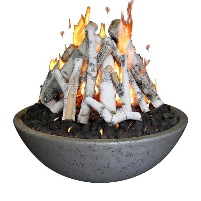 Grand Canyon FB3913-TP 39-Inch Concrete Fire Bowl with Tee-Pee Burner