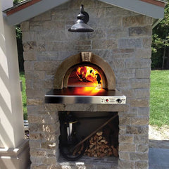 HPC Fire DiNapoli Hybrid Gas/Wood Built-In Pizza Oven with Electronic Ignition