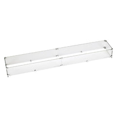American Fire Glass FG-LCB-60 Fire Pit Glass Flame Wind Guard Linear, 65.5x11.5-Inch