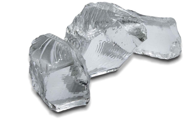 Amantii FI-106-DIAMOND Extra Large Clear Glass Nuggets, 3 Pc