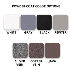 The Outdoor Plus Powder Coat Different Color Options.