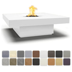 The Outdoor Plus 48-inch Balboa Fire Pit White Finish with Different Color Finish