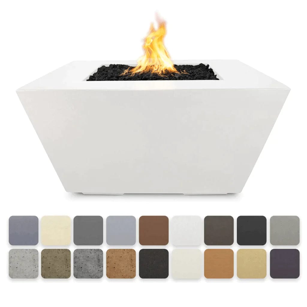 The Outdoor Plus Redan Concrete Fire Pit Available in Different Finishes