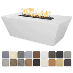 The Outdoor Plus 60-inch Angelus Fire Pit White Finish with Different Finish