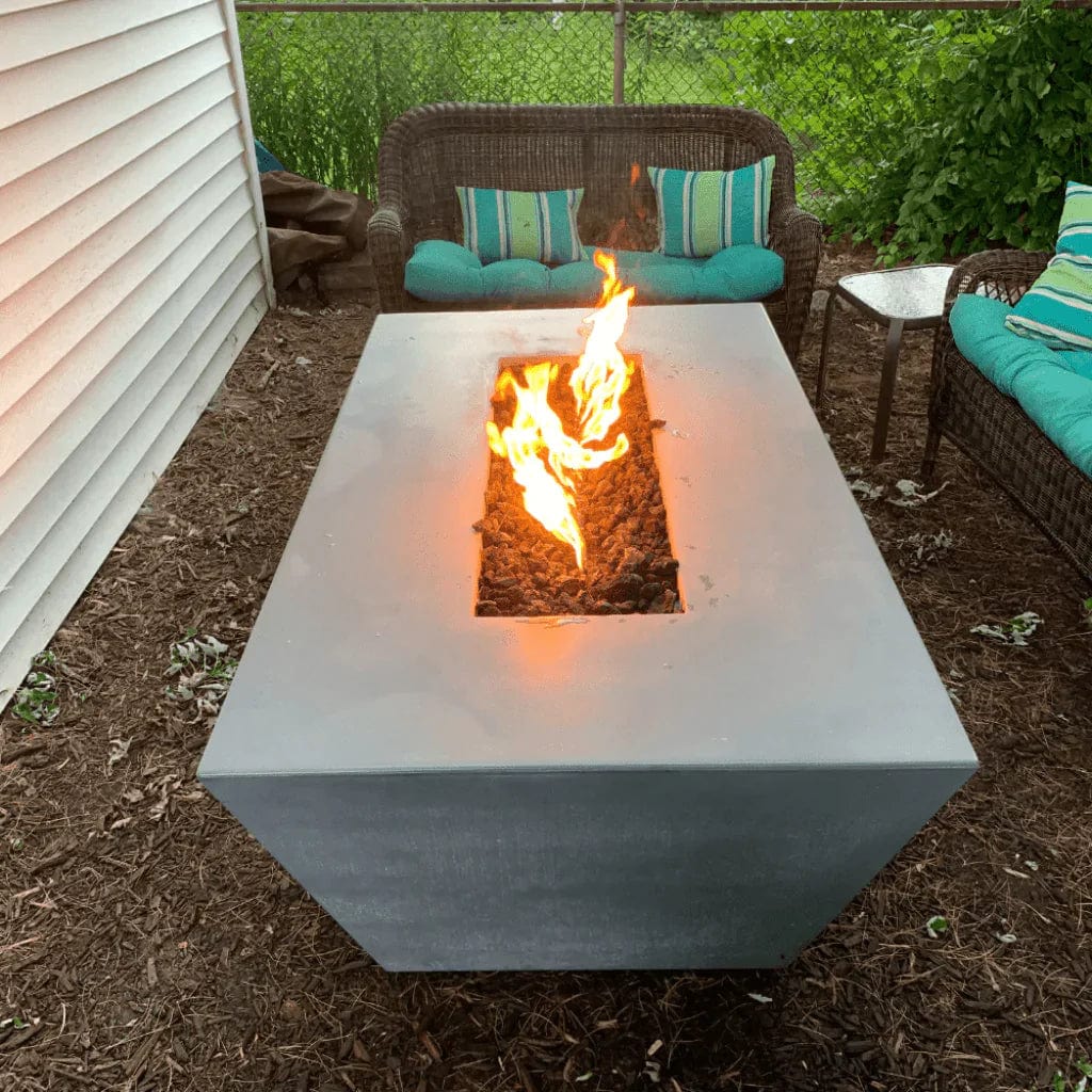 The Outdoor Plus 60-inch Angelus Fire Pit in the Backyard View