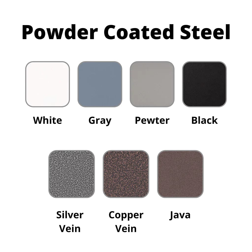 The Outdoor Plus Powder Coated Steel with Different Finish