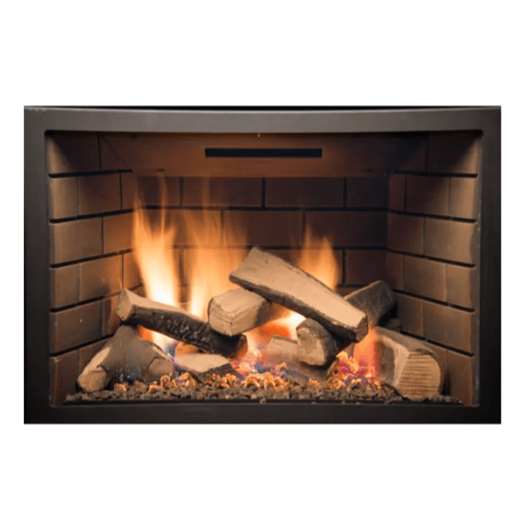 Sierra Flame Abbot Deluxe 30-Inch Direct Vent Insert Fireplace with Panels & Log Set