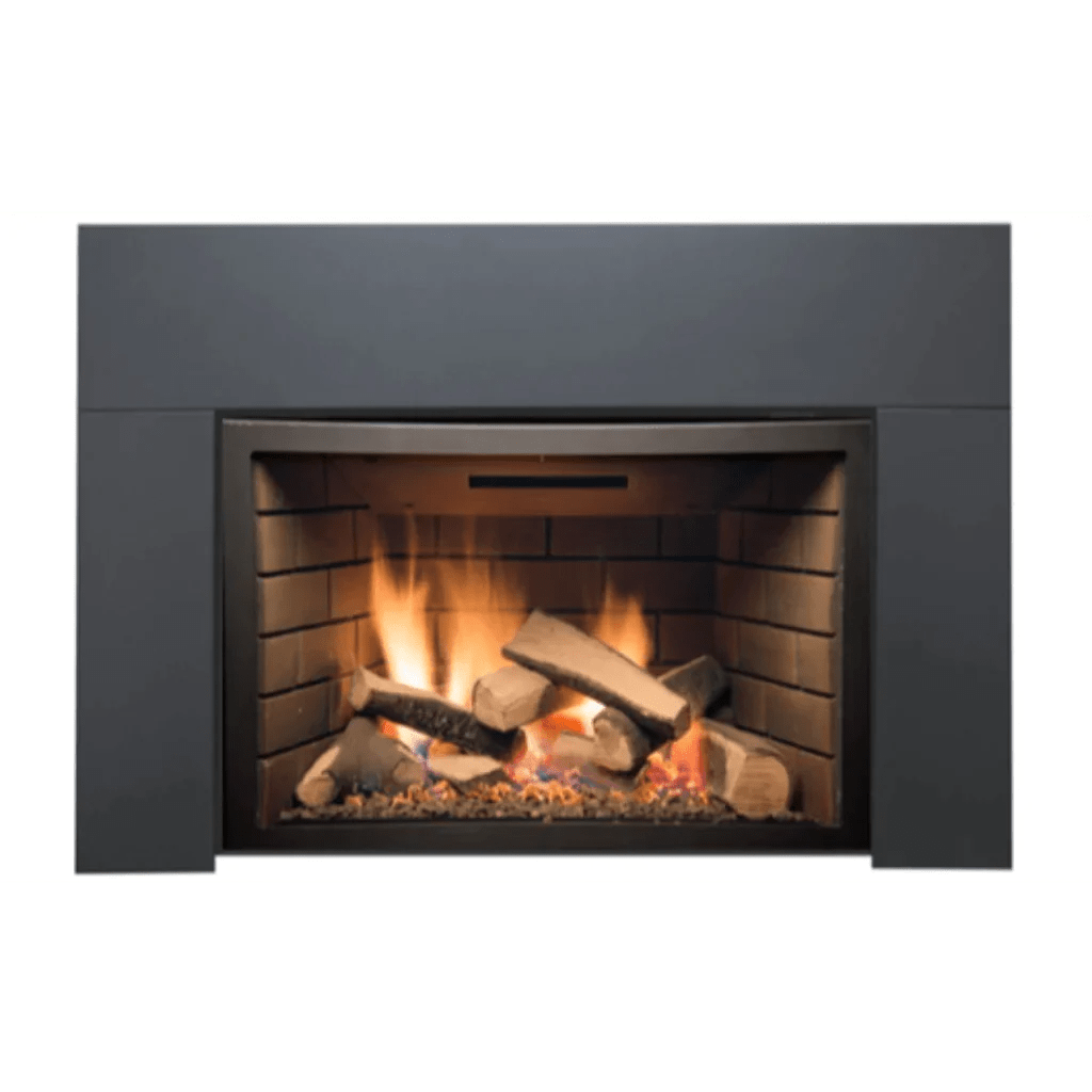 Sierra Flame Abbot Deluxe 30-Inch Direct Vent Insert Fireplace with Panels & Media Kit
