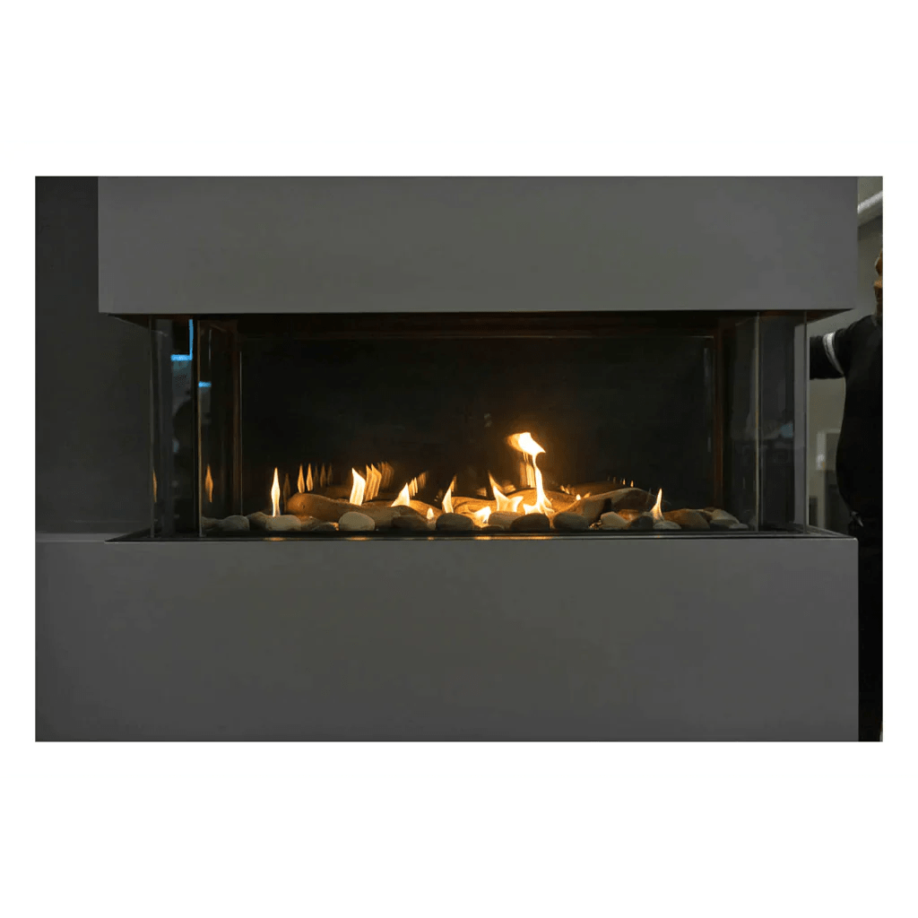 Sierra Flame Lyon 49-Inch 4 Sided See Through Natural Gas Fireplace