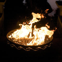 Fire Pit Art Fire Surfer Gas Fire Pit with Penta 24-Inch Burner, 30-Inch, Match Light