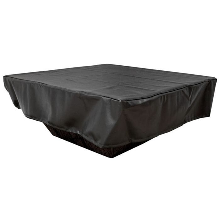 HPC Fire Square Grey Vinyl Fire Pit Cover, 60x60 Inch