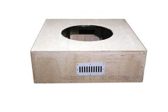 HPC Fire Square 45 Inch Unfinished Fire Pit Enclosures