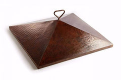 HPC Fire FPHC-36SIERRA-SQ Square Hammered Copper Cover for 36-Inch Sierra Bowl