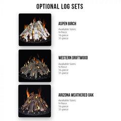 Grand Canyon Match Light Round Fire Pit Stack Burner Kit