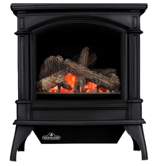 Napoleon GDS60-1N Knightsbridge Cast Iron Direct Vent Gas Stove, 28-Inch, Natural Gas
