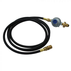 Warming Trends Propane Regulator With Quick Disconnect 10-Foot Hose with White Background