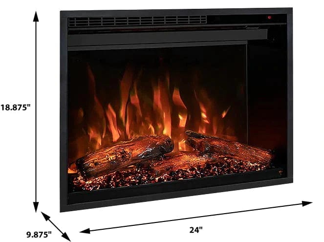 Modern Flames Built in Electric Fireplace with The Width and the Length