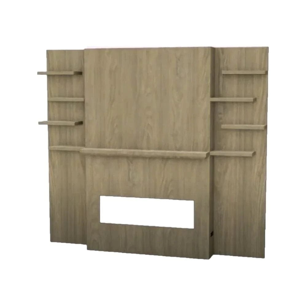 Modern Flames Allwood Fireplace Wall System with White Background