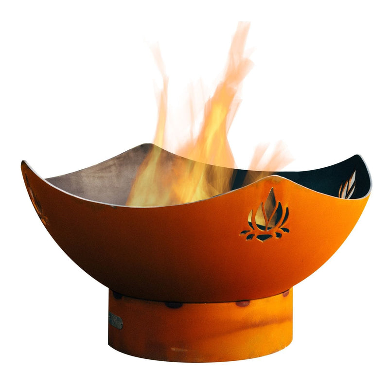 Fire Pit Art NAM Namaste Gas Fire Pit with Penta 24-Inch Burner