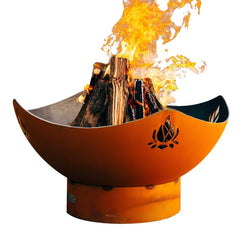 Fire Pit Art NAM Namaste Wood Burning Fire Pit